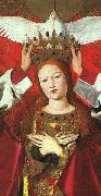 CHARONTON, Enguerrand The Coronation of the Virgin, detail: the Virgin jkh oil painting artist